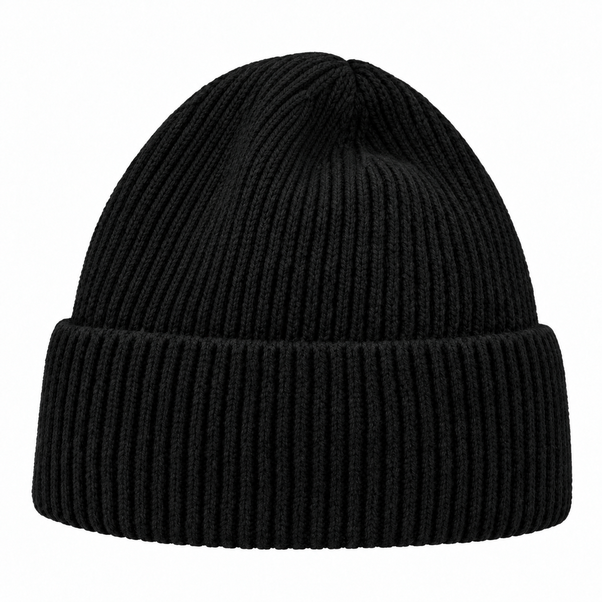 Stickad mössa, Svart