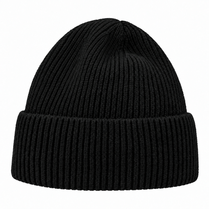 Stickad mössa, Svart