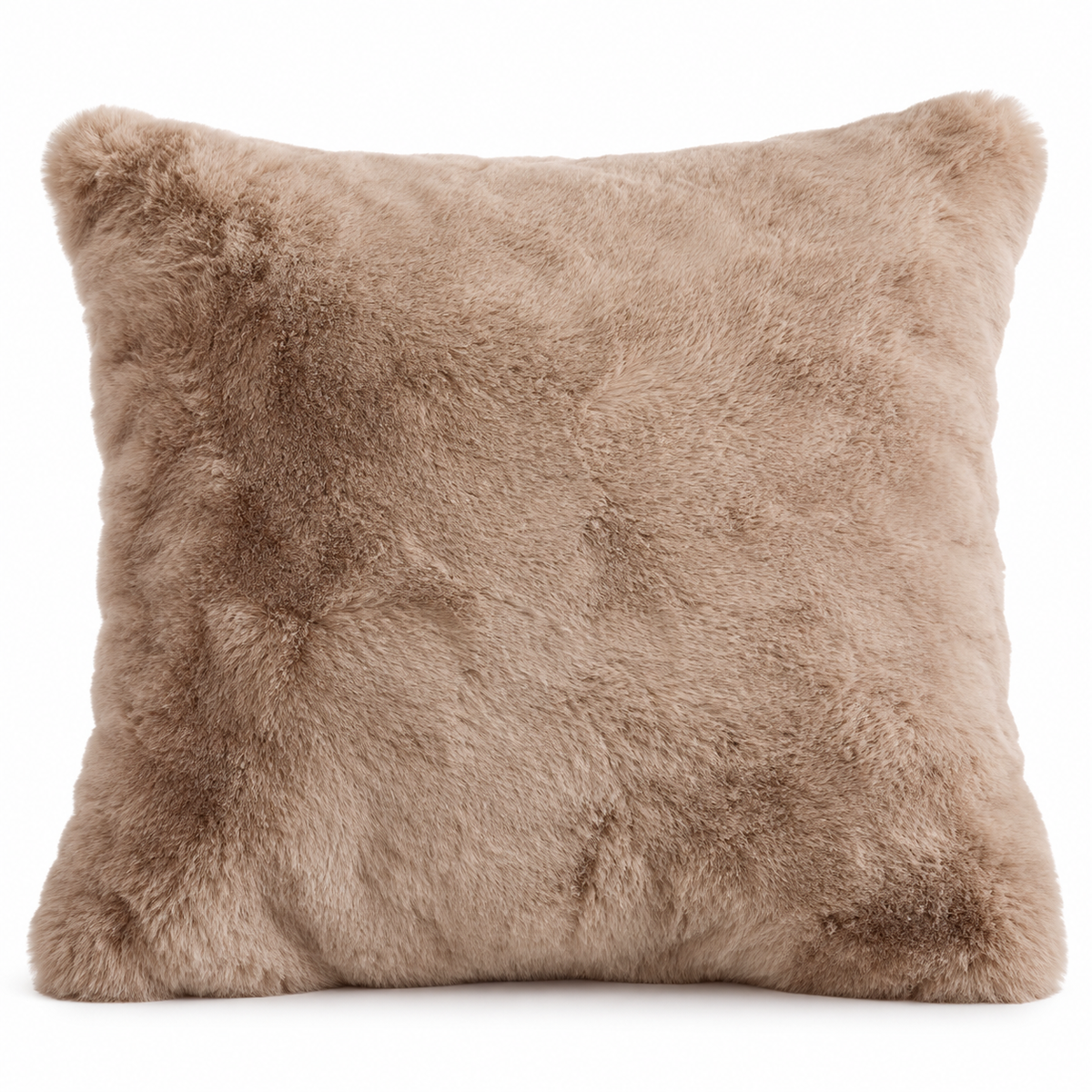 Kudde Fuskpäls Fluffy, Nougat