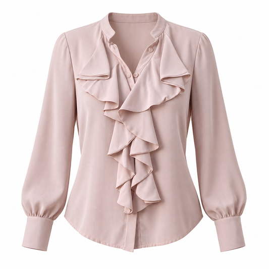 Bluse Amelia, Pudder Rosa