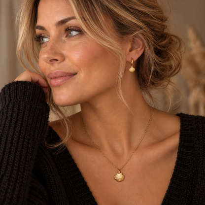 Halsband Golden Shell
