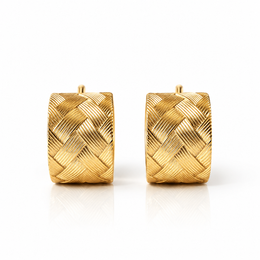 Örhängen Golden Weave