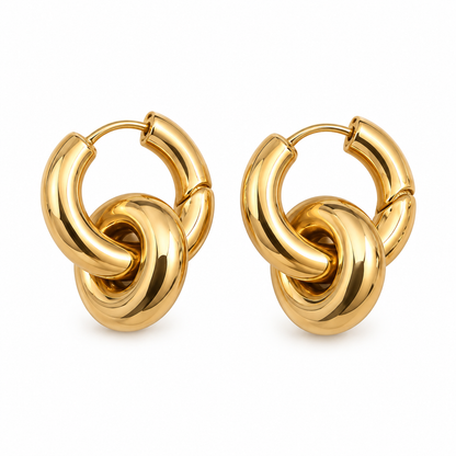 Örhängen Golden Knot