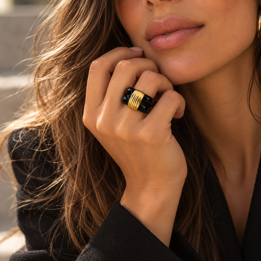 Ring Noir Luxe