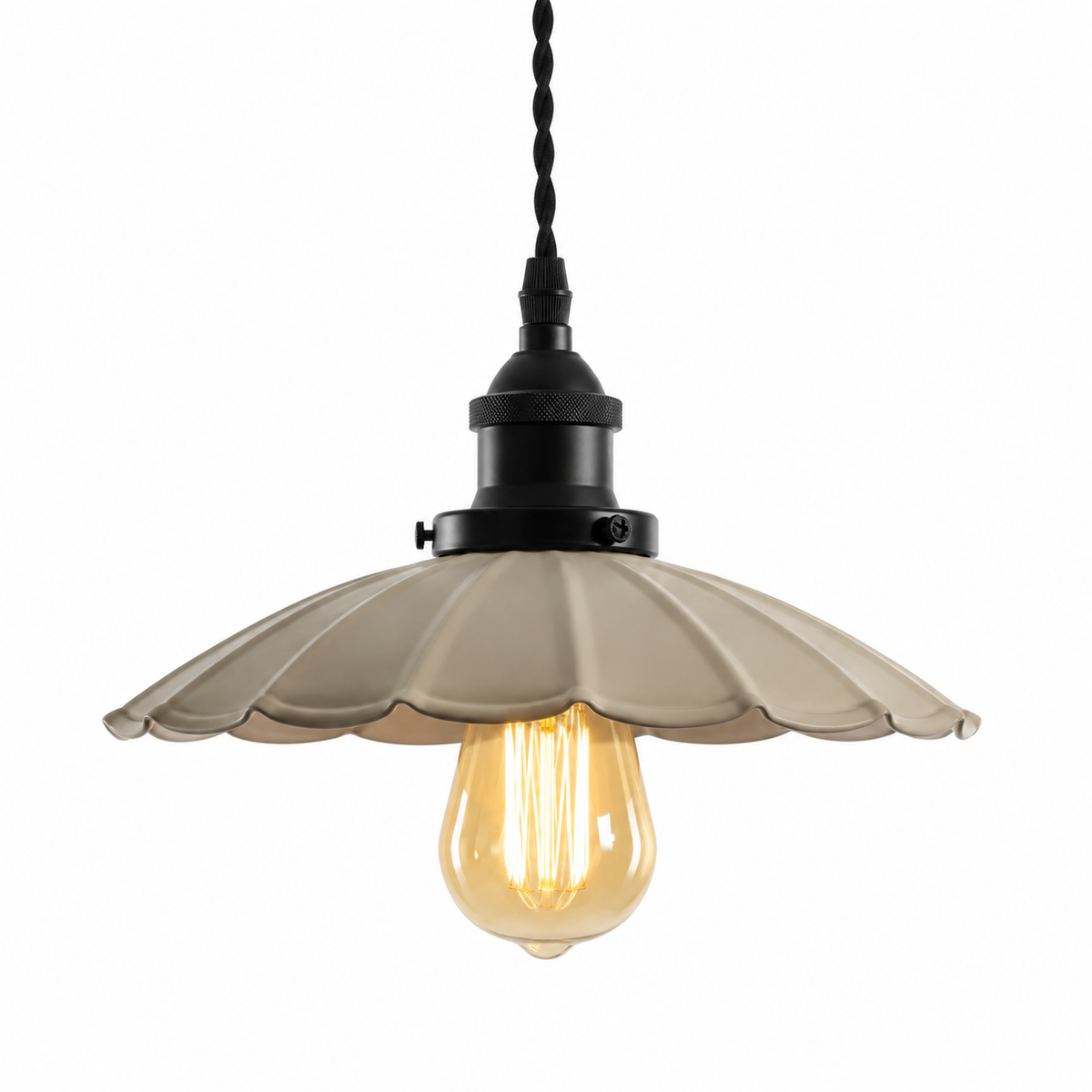 Fönsterlampa Skogsstjärna 25cm, Beige