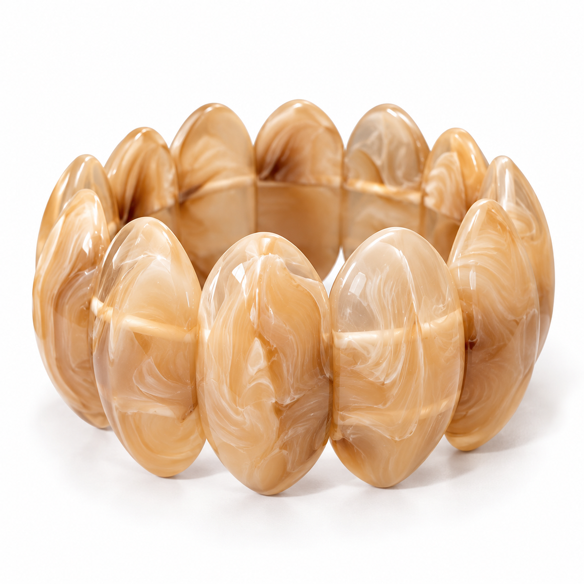 Armbånd Marble Muse, Peach Champagne