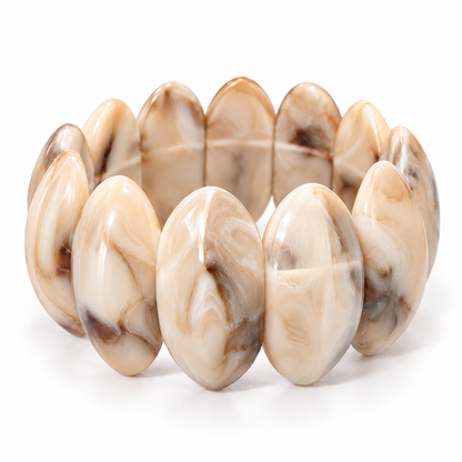 Armbånd Marble Muse, Ivory Mocha