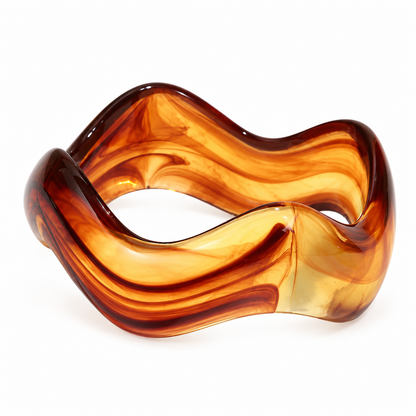 Armbånd Cognac Wave