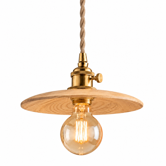 Fönsterlampa Lindebo 20cm, Natur