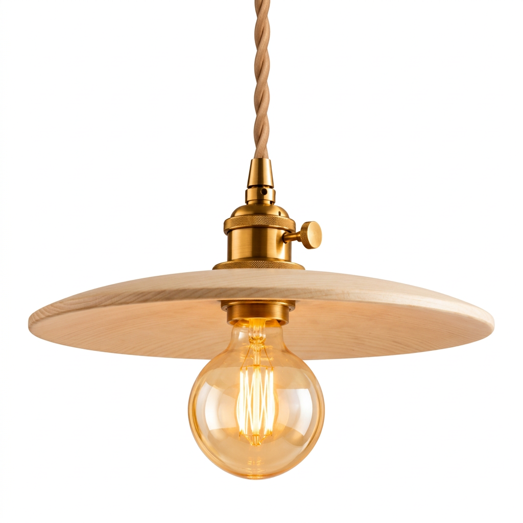 Taklampa Lindebo 30cm, Natur
