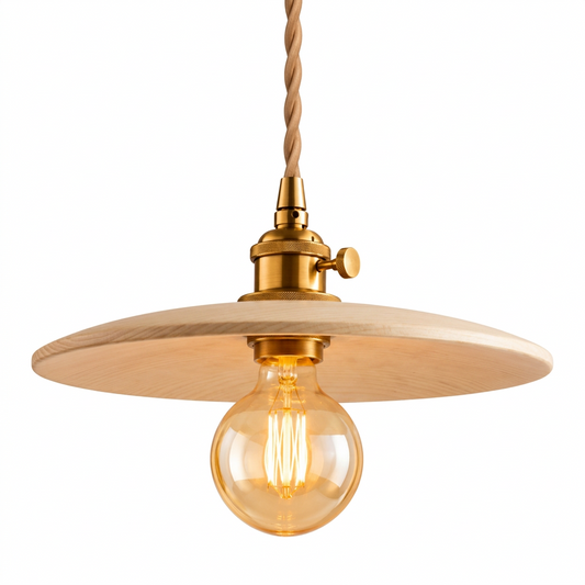 Taklampa Lindebo 30cm, Natur
