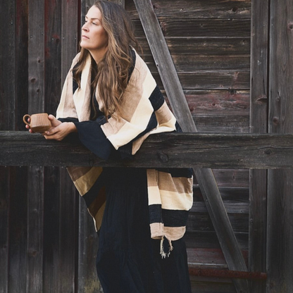 Tæppe Cozy Stripe