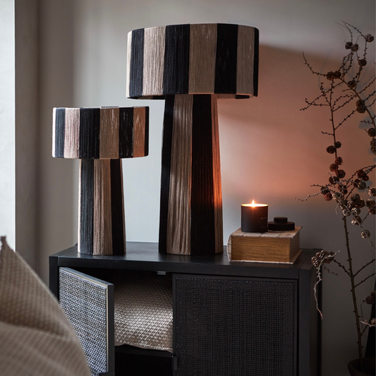 Bordslampa Jullan, Natur/svart