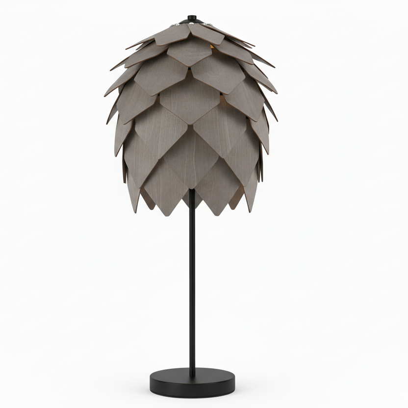 Table Lamp Skogsgläntan Tall, Grey