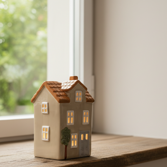 Keramikhus beige miljö