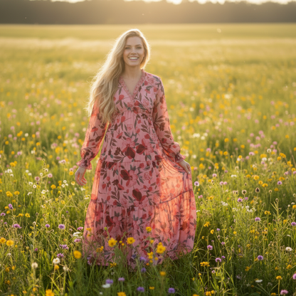 Kjole Rosalie, Rosa