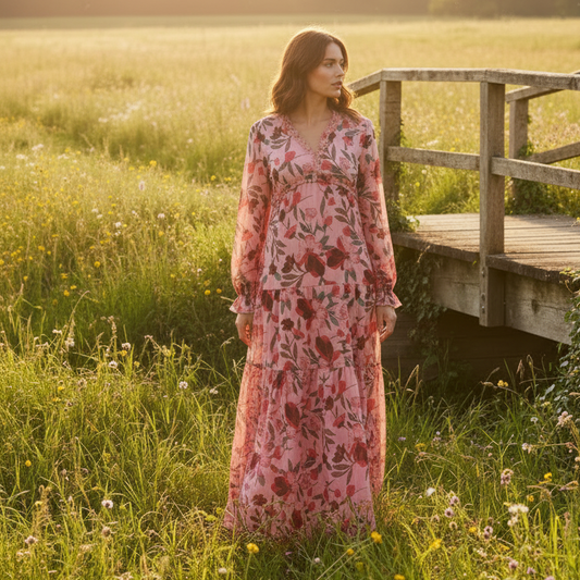 Dress Rosalie, Pink