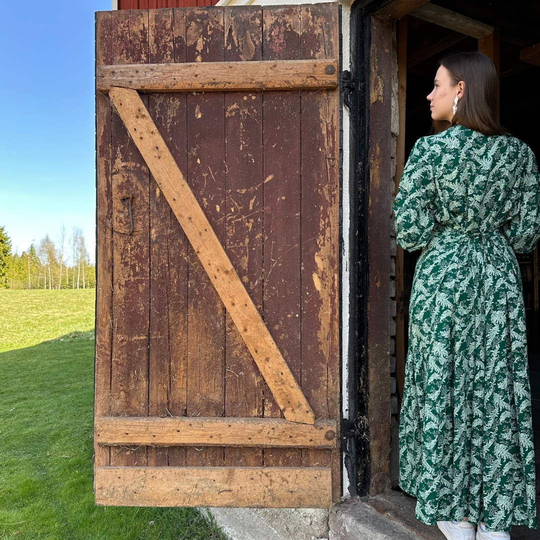 Klänning Mossgrön
