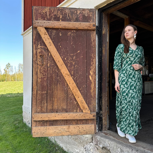 Klänning Mossgrön