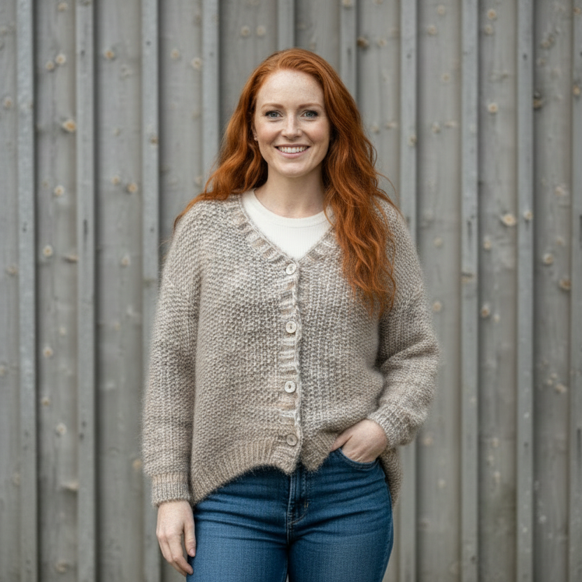 Cardigan Felice, Beige