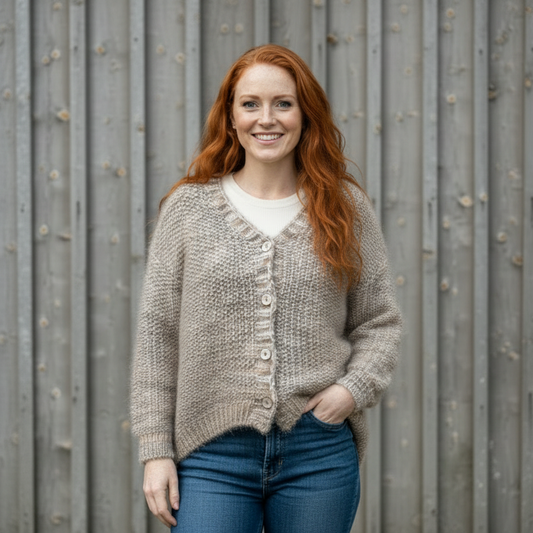 Cardigan Felice, Beige