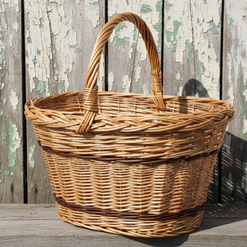 Square basket Oval
