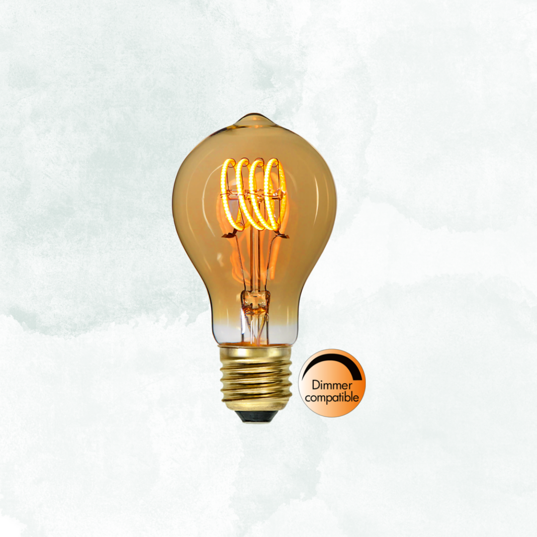 LED-lampa Amber sprial