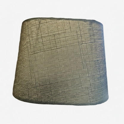 Lampshade coarse linen, Sage green 23x16cm