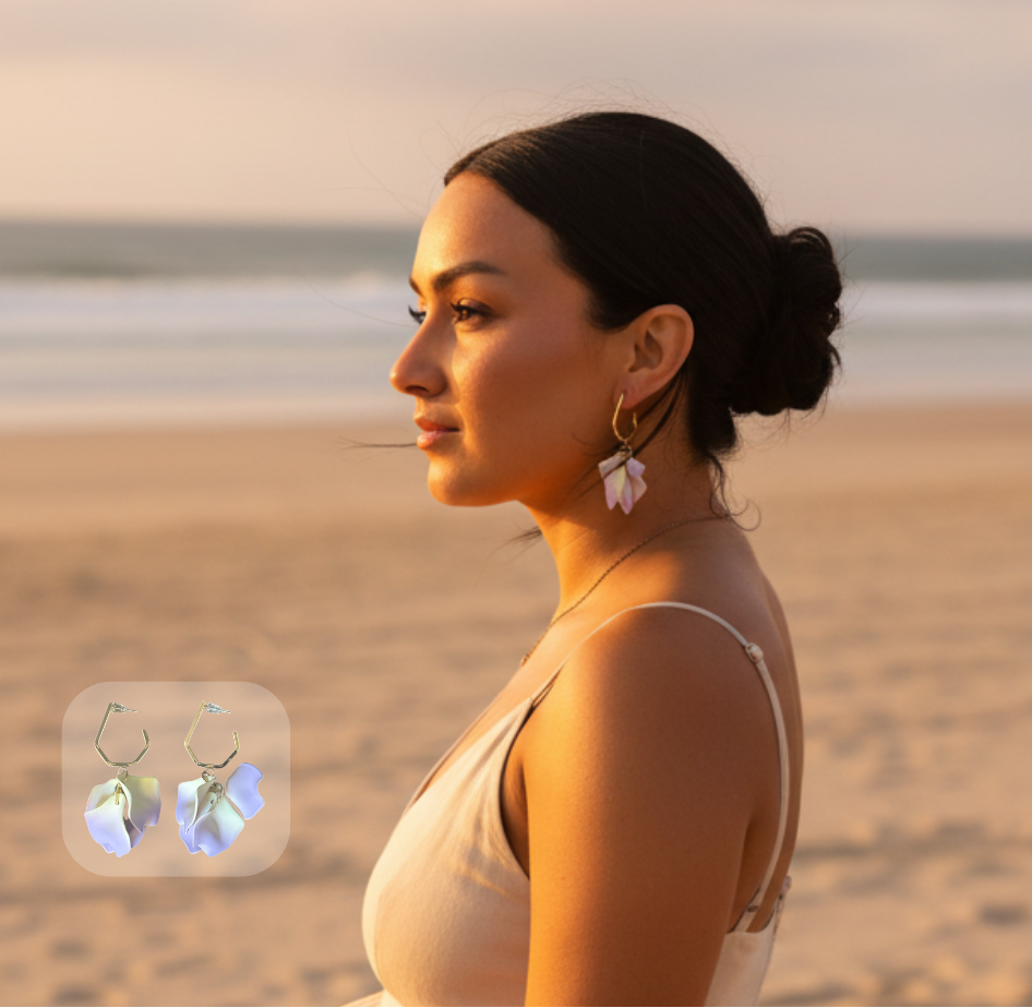 Earrings Midnight drops