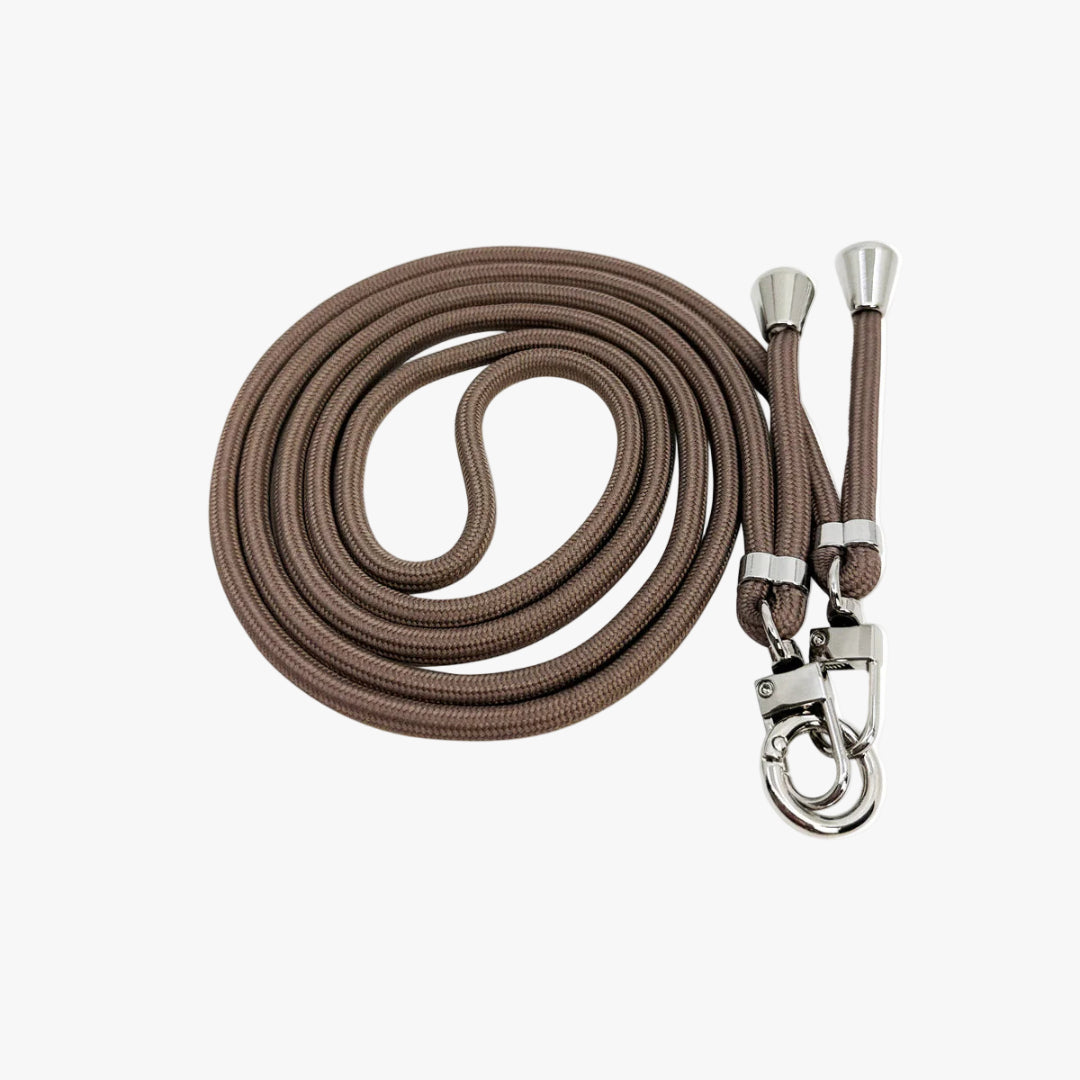 Mobilhalsband, Brun Silver