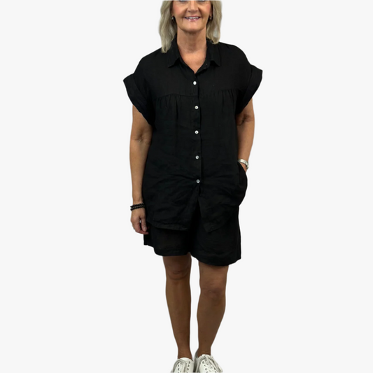 Linneblus svart