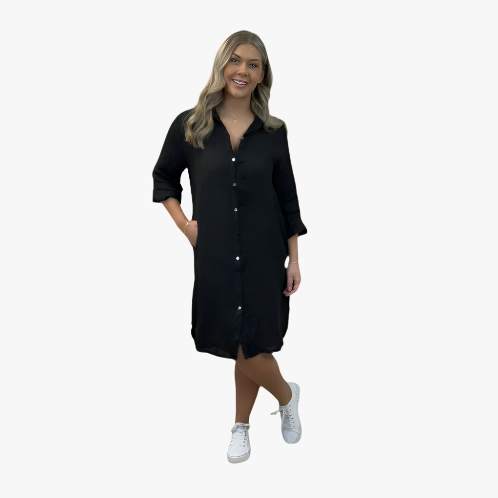 Skjortklänning linne, Jenina