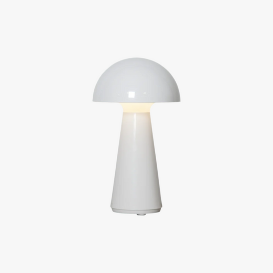 Bordslampa Vit mushroom