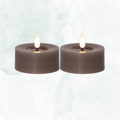 Värmeljus stora led Flamme 2-pack