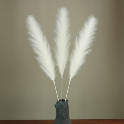 Stora Pampasgräs 110cm, Vit