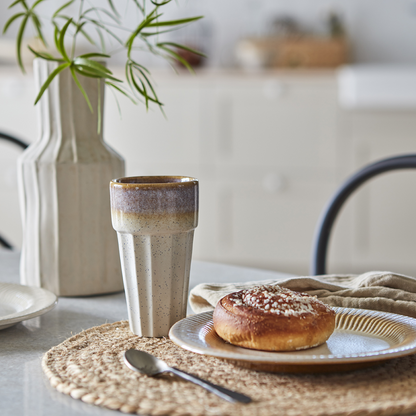 COSTA Kopp, Elfenben/senapsgul