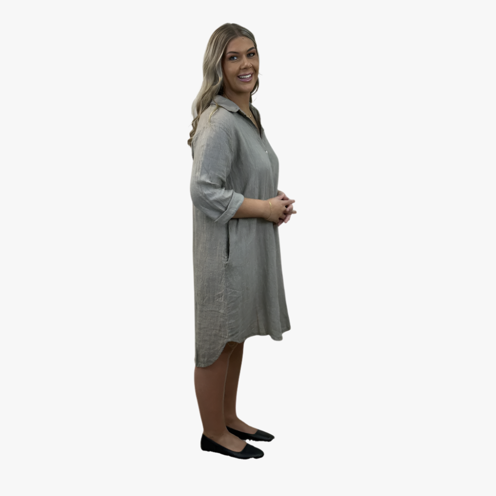 Skjortklänning linne, Jenina