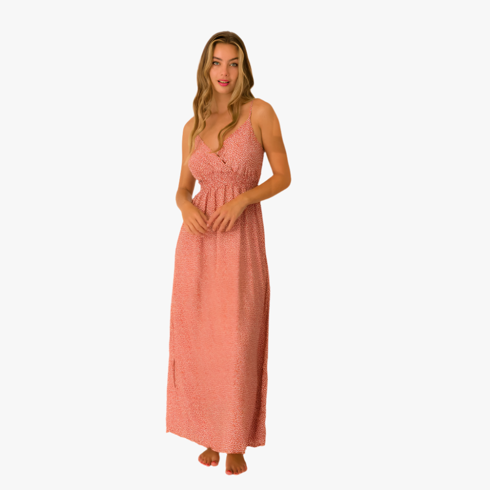 Maxi klänning, Old rose