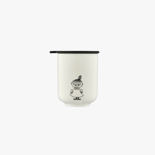 Tandborstmugg Mumin, Vit