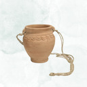 Ampel Lergods stor, terracotta