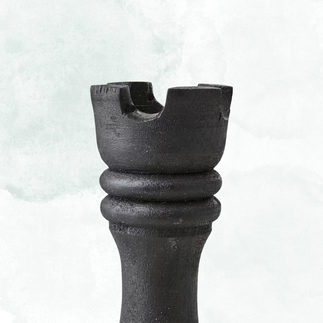 Chess, dekorativ shackpjäs torn