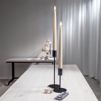 LED Antikljus 2-PACK Flamme slim