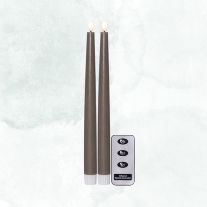 LED Antikljus 2-PACK Flamme slim