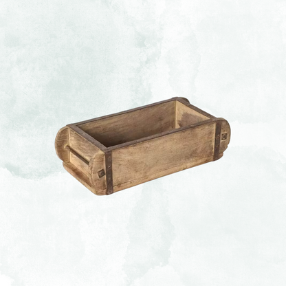 Rustik tegelform i trä