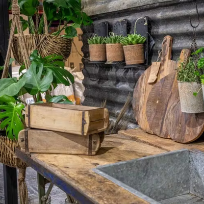 Rustik tegelform i trä