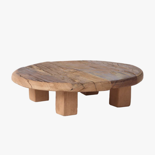 Träbricka på fot, Nora