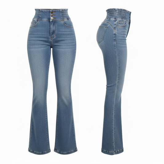 Stretch Jeans Nova, Ljus Jeansblå