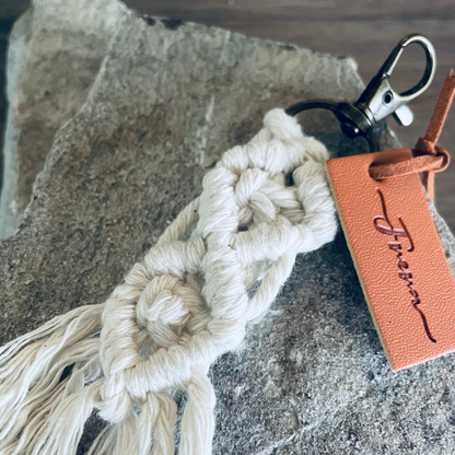 Nyckelring Makramé Bergsjö