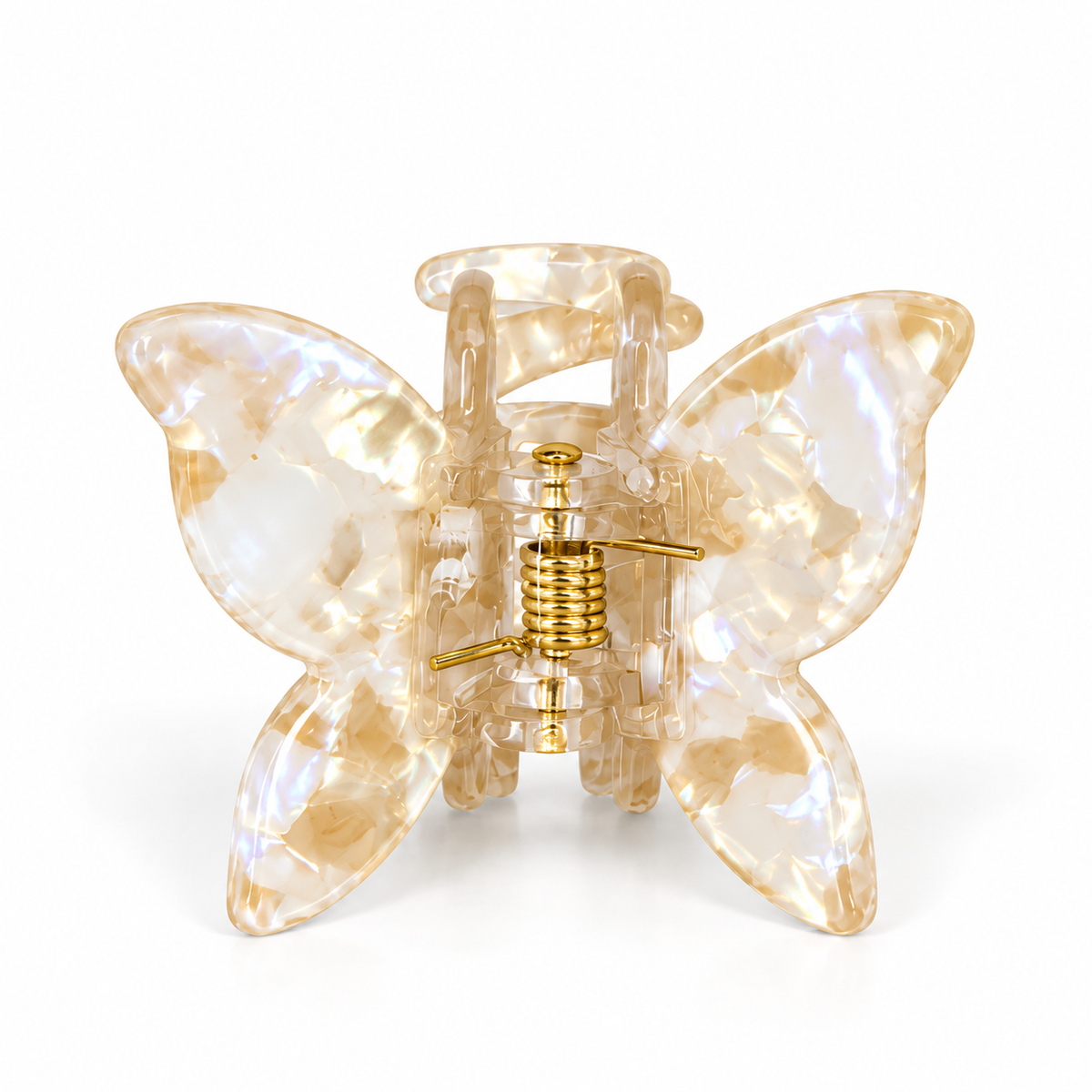 Hårklämma Petite Butterfly, Champagne