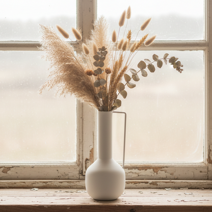 Vase Akhila, White